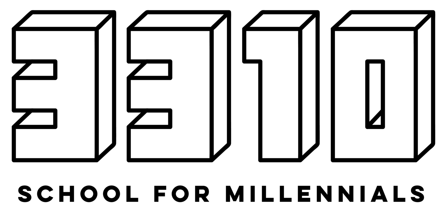 Logo 3310 School for Millennials - op Nachtkijkers Filmfestival 2018